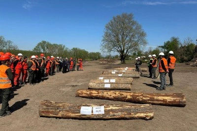 Ormanda nefes kesen tatbikat