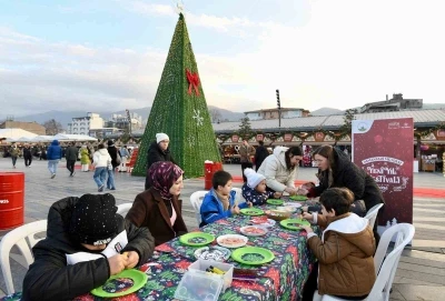 Osmangazi&rsquo;de yeni yıl heyecanı meydanı sardı