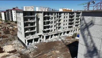 Osmaniye Esenevler’de Deprem Konutları Yükseliyor