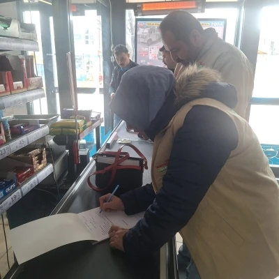 Otlukbeli&rsquo;nde gıda denetimi yapıldı
