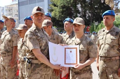 Özel ihtiyaçlı bireyler askerlik hayalini gerçekleştirdi