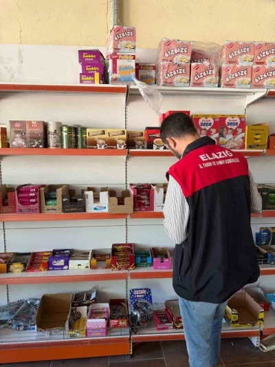 Palu&rsquo;da marketlere gıda denetimi