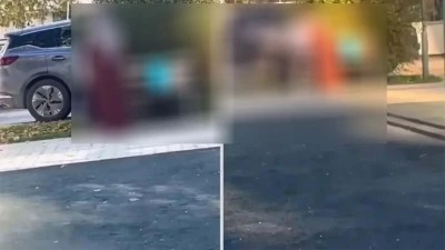 Parkta skandal g&ouml;r&uuml;nt&uuml;ler!