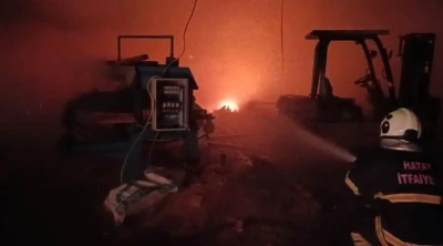 Payas&rsquo;ta marangoz at&ouml;lyesinde yangın