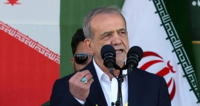 İran Cumhurbaşkanı Pezeşkiyan, Fransa Cumhurbaşkanı Macron ile Görüştü