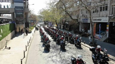 ‘Polis Haftası’ kapsamında kortej geçişi yapıldı