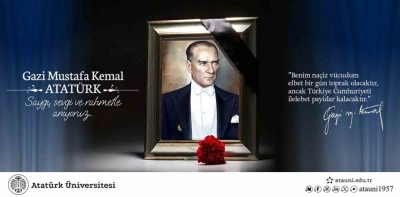 Rekt&ouml;r Hacım&uuml;ft&uuml;oğlu&rsquo;nun 10 Kasım Atat&uuml;rk&rsquo;&uuml; anma g&uuml;n&uuml; mesajı