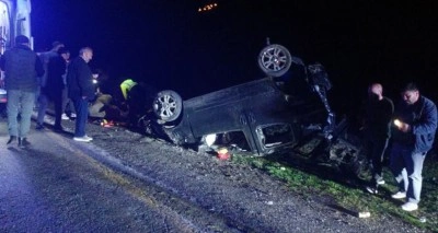 Rize’de otomobil takla attı: 3 ölü, 2 yaralı