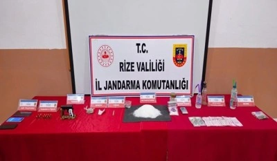Rize’de uyuşturucu operasyonu : 1 kişi tutuklandı