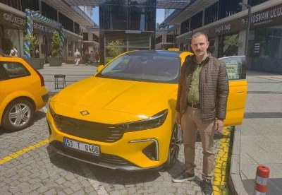T&uuml;rkiye'nin ilk Togg T10F taksisi yollarda