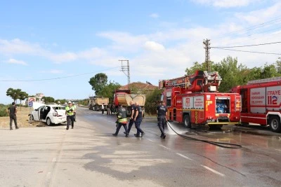 Samsun Alaçam'da Zincirleme Trafik Kazası: 6 Kişi Yaralandı