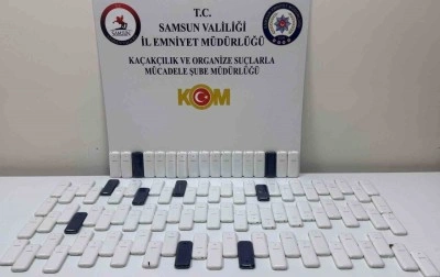 Samsun’da kaçak cep telefonu operasyonu