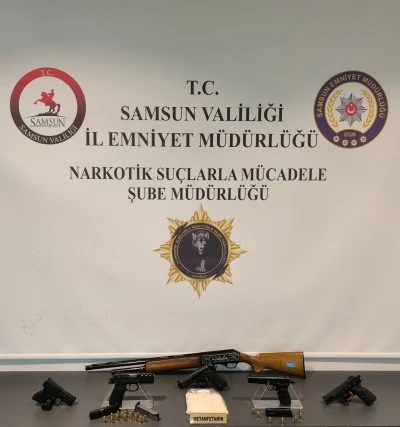 Samsun'da Uyuşturucu ve Silah Operasyonu
