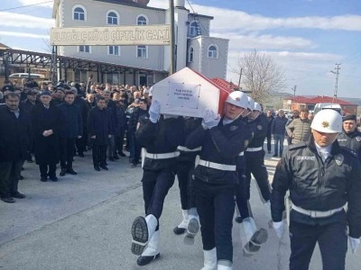 Samsunlu polis memuru son yolculuğuna uğurlandı