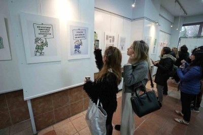 Sanat Şehri Denizli’de karikatür sergisi