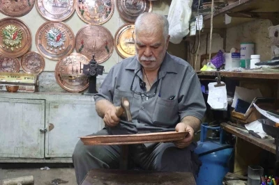 Şanlıurfa&rsquo;da bakırcılık mesleği yaşatılıyor
