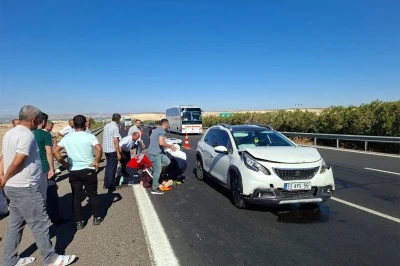 Şanlıurfa’da feci kaza : 2 yaralı