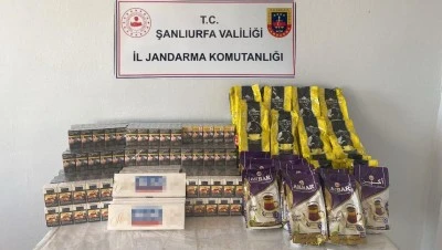 Şanlıurfa'da Kaçak Sigara ve Çay Operasyonu