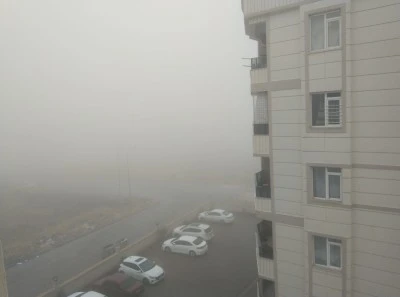 Şanlıurfa&rsquo;da Sis ve Yağmur Etkili Oldu