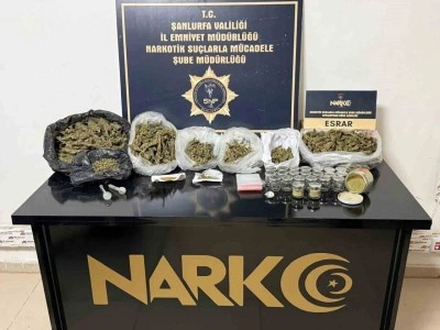 Şanlıurfa&rsquo;da uyuşturucu operasyonunda 1 tutuklama