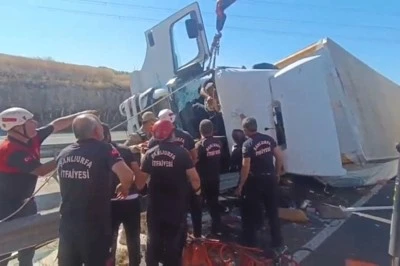 Şanlıurfa-Diyarbakır Karayolunda Korku Dolu Anlar