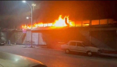 Şanlıurfa lokanta yangını: İş yeri küle döndü