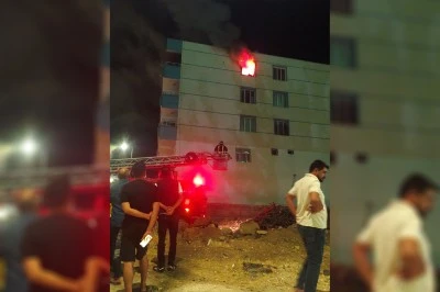 Apartman Dairesinde Korkutan Yangın!