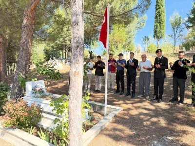 Şaphane&rsquo;de Şehit İbrahim &Ouml;zkan, şehadet yıl d&ouml;n&uuml;m&uuml;nde anıldı