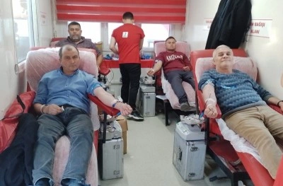 Sarıg&ouml;l&rsquo;de kan bağış kampanyasına yoğun ilgi