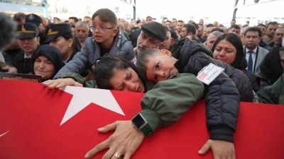 Şehit Burak &Ouml;zkan, memleketi Niğde&rsquo;de toprağa verildi