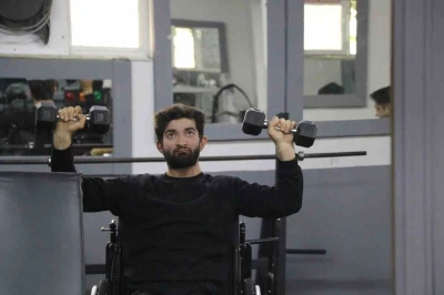 Serebral palsi hastası gen&ccedil; sporla hayata tutundu