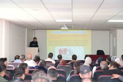 Servis şof&ouml;rleri ve rehber personellere iş sağlığı ve g&uuml;venliği eğitimi verildi