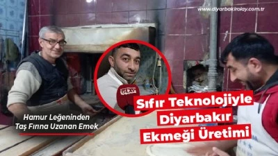 Sıfır Teknolojiyle Diyarbakır Ekmeği &Uuml;retimi