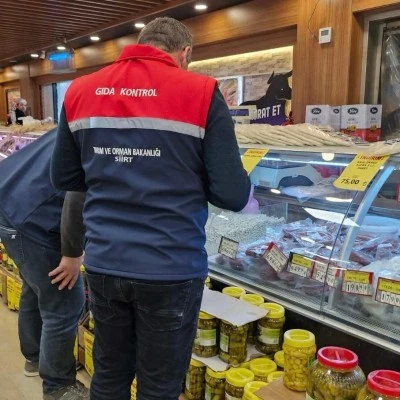 Siirt'te 9 Ayda 1.968 Gıda Denetimi Yapıldı