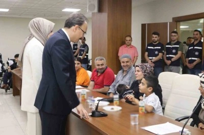 Siirt’te özel bireylere medikal destek aracı desteği