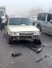 Siirt’te sis kazaya neden oldu: 3 koyun telef oldu