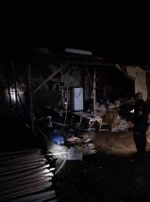 Sındırgı’da marangoz atölyesinde yangın paniği