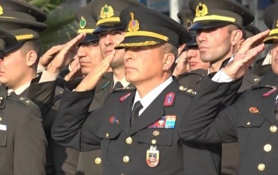 Sınır kenti Kilis&rsquo;te 10 Kasım Atat&uuml;rk&rsquo;&uuml; Anma t&ouml;reni d&uuml;zenlendi