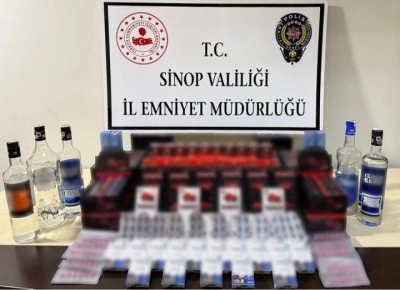 Sinop&rsquo;ta ka&ccedil;ak i&ccedil;ki ve cinsel i&ccedil;erikli &uuml;r&uuml;n operasyonu: 1 g&ouml;zaltı