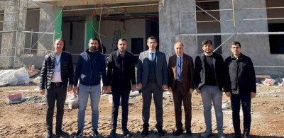 Şırnak Sağlık Müdürü Dr. Değer, İdil’de yapımı devam eden ADSM çalışmalarını yerinde inceledi