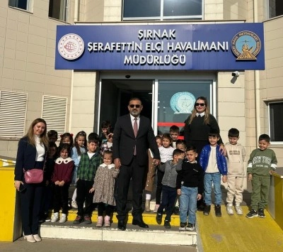 Şırnak Şerafettin Elçi Havalimanında anlamlı Öğretmenler Günü Kutlaması