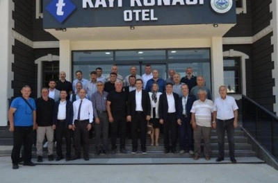 Söğüt muhtarlarından Kaymakam Tuncer’e veda yemeği