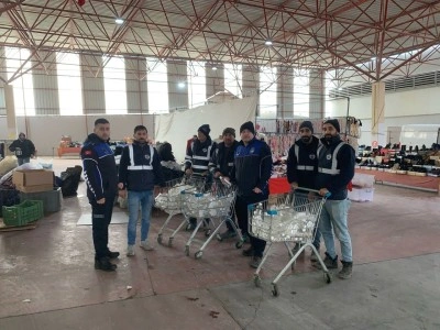 Söğüt’te esnaflara dezenfektan dağıtımı gerçekleştirildi