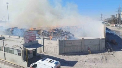 Söke Kipaş Kağıt Fabrikası’nda yangın