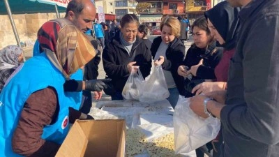 Sultandağı&rsquo;nda Gazze yararına hayır &ccedil;arşısı kuruldu