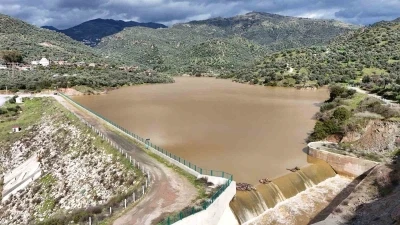 Sultanhisar&rsquo;da g&ouml;letler sağanakla doldu taştı