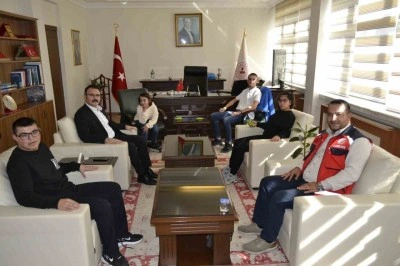 Sultanhisar Kaymakamı Ateş, &ouml;zel &ccedil;ocukları makamında ağırladı