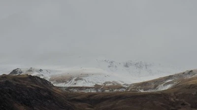 Süphan Dağı’na Mevsimin İlk Karı Düştü