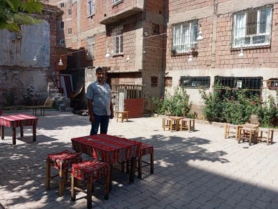 Sur'da bir esnafın dokunuşu mahalleye nefes oldu