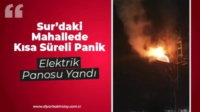 Sur&rsquo;daki Mahallede Kısa S&uuml;reli Panik